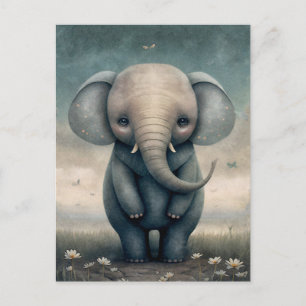 Leuk Baby Olifant Briefkaart