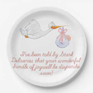 Leuk Baby shower ontwerp Papieren Bordje