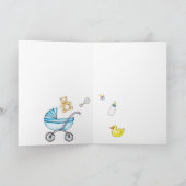 Leuk baby showerpatroon kaart (Binnen)