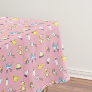 Leuk baby showerpatroon tafelkleed