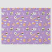 Leuk bakgereedschap & snoep Bakkerij Patroon Tissuepapier (Voorkant)