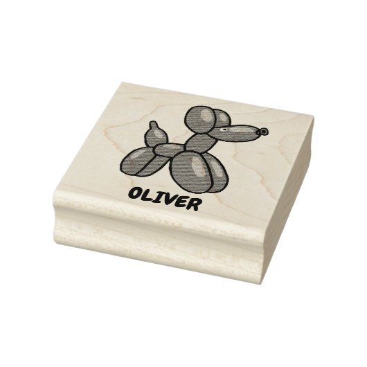 Leuk ballon dier hond aangepaste ontwerp rubberstempel (Stempel)