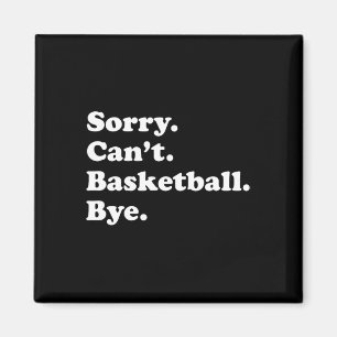 Leuk Basketbal Gift voor Mannen Vrouwen Jongens of Magneet