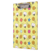 Leuk basketbal patroon klembord (Links)