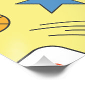 Leuk basketbal patroon perfect poster (Hoek)