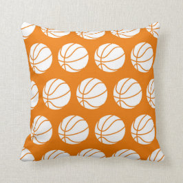 Leuk basketbal sport patroon kussen