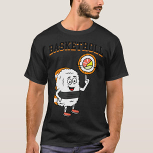 Leuk basketbal sushi t-shirt