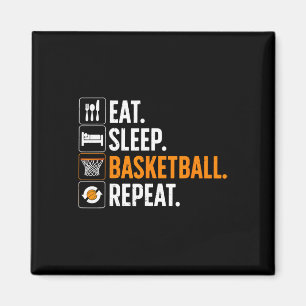 Leuk basketbal voor mannen vrouwen team sport bask magneet