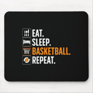 Leuk basketbal voor mannen vrouwen team sport bask muismat
