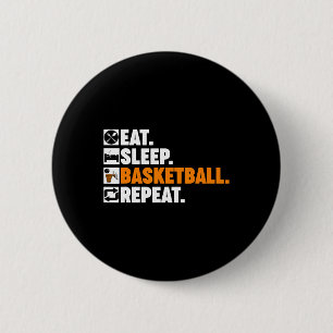 Leuk basketbal voor mannen vrouwen team sport bask ronde button 5,7 cm