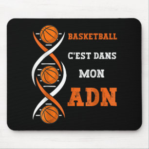 Leuk basketbal zit in mijn DNA basketbal Muismat