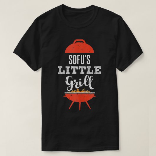 Leuk BBQ Grillcadeauontwerp voor Sofu's Kleine G T-shirt (Design voorkant)