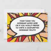 Leuk BEDANKT Typografie Modern (Achterkant)