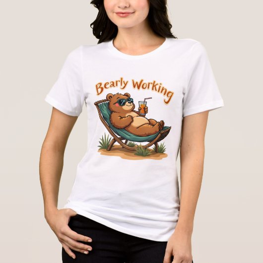 Leuk Beer Beach Juice T-shirt - Vibrant Tropical G (Voorkant)