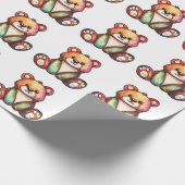 Leuk Beer Cool Teddy positief Cadeaupapier (Hoek)