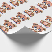 Leuk Beer Cool Teddy positief Cadeaupapier (Hoek)