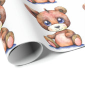 Leuk Beer Cool Teddy positief Cadeaupapier (Rol Hoek)