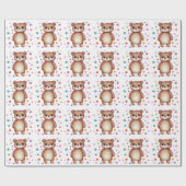 Leuk Beer Cool Teddy positief Cadeaupapier (Vlak)