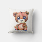 Leuk Beer Cool Teddy positief Kussen (Voorkant)