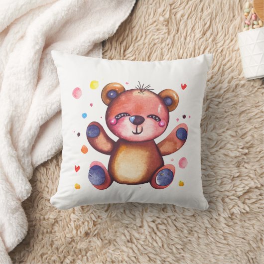 Leuk Beer Cool Teddy positief Kussen (Deken)