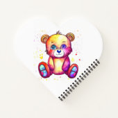 Leuk Beer Cool Teddy positief Notitieboek (Achterkant)