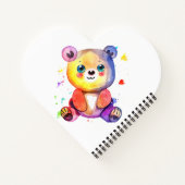 Leuk Beer Cool Teddy positief Notitieboek (Achterkant)