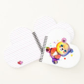 Leuk Beer Cool Teddy positief Notitieboek (Binnen)