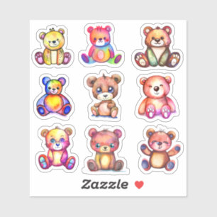 Leuk Beer Cool Teddy positief Sticker