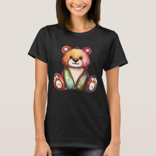 Leuk Beer Cool Teddy positief T-shirt
