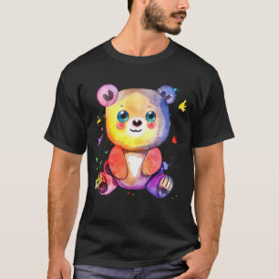 Leuk Beer Cool Teddy positief T-shirt