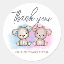 Leuk Beer Geslacht Onthullen Dank u Cadeau Labels