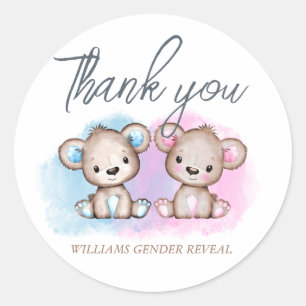 Leuk Beer Geslacht Onthullen Dank u Cadeau Labels