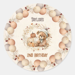 Leuk Beer Herfst Verjaardag Stickers