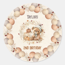 Leuk Beer Herfst Verjaardag Stickers