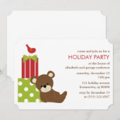 Leuk Beer Kerstfeest Kaart (Voorkant / Achterkant)