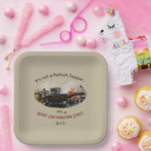 Leuk beige Potluck Avondmaal Papieren Bordje (Feest)