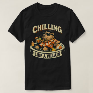 Leuk berenontwerp voor in het zwembad t-shirt