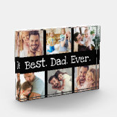 Leuk Beste Pap Ooit 6 Fotocollage Zwart Wit Tekst Fotoblokken (Links)