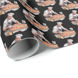 Leuk betegeld bakken pizza betegeld feest cadeaupapier
