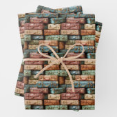 Leuk betegeld reizen koffers patroon inpakpapier vel (In situ)