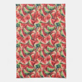 Leuk betegeld watermeloen patroon theedoek (Verticaal)