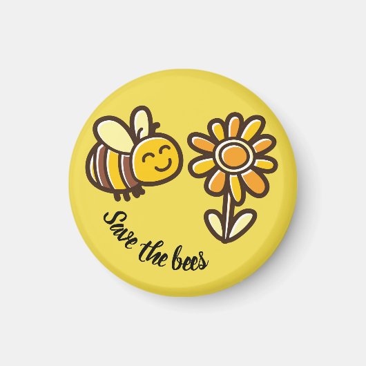 Leuk bewaar de bijenmagneet cadeau magneet (Voorkant)