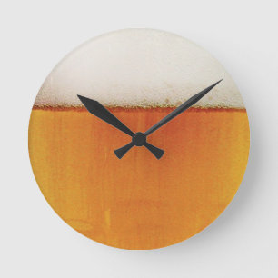 leuk bier ronde klok