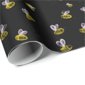 Leuk bijenontwerp inpakpapier (Rol Hoek)