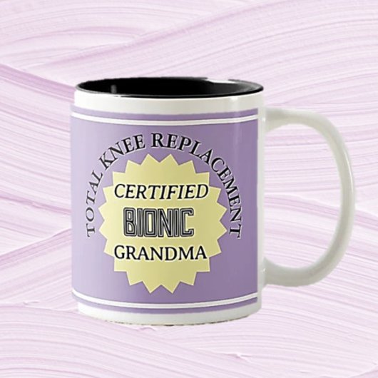 Leuk! Bionische knievervangende Mok