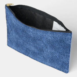 Leuk blauw denim patroon etui