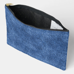 Leuk blauw denim patroon etui