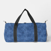 Leuk blauw denim patroon plunjezak (Voorkant)