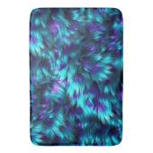 Leuk Blauw en Paarse faux monster bont textuur Badmat (Voorkant Verticaal)