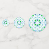  Leuk Blauw Groen Verjaardagsfeestje Magische Ster Confetti (Achterkanten)